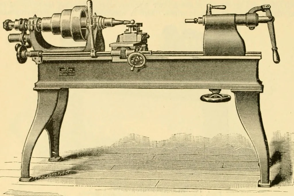 An illustration from Modern mechanism, exhibiting the latest progress in machines, motors, and the transmission of power, being a supplementary volume to Appletons' cyclopaedia of applied mechanics, 1892, leaf 483