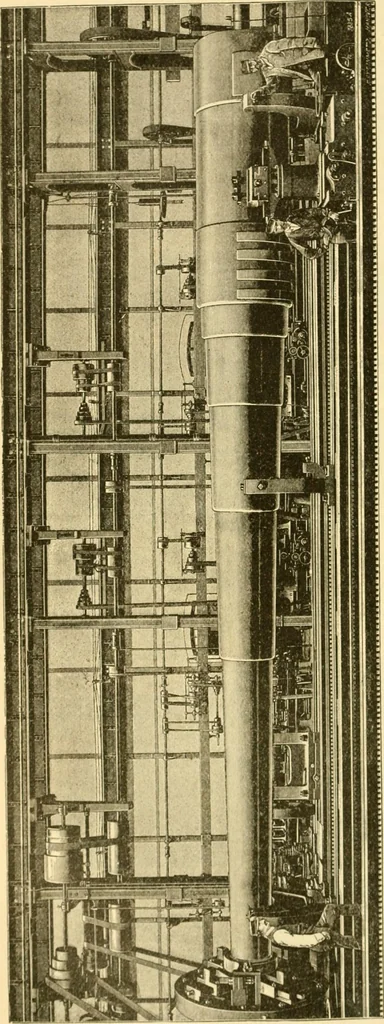 An illustration from Modern mechanism, exhibiting the latest progress in machines, motors, and the transmission of power, being a supplementary volume to Appletons' cyclopaedia of applied mechanics, 1892, leaf 485