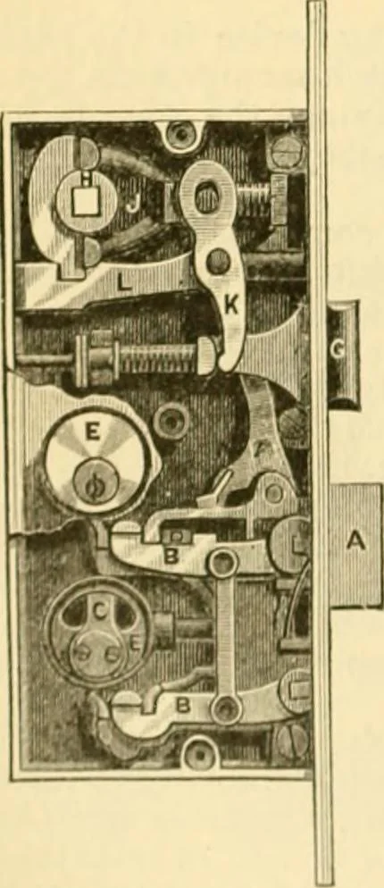 An illustration from Modern mechanism, exhibiting the latest progress in machines, motors, and the transmission of power, being a supplementary volume to Appletons' cyclopaedia of applied mechanics, 1892, leaf 503