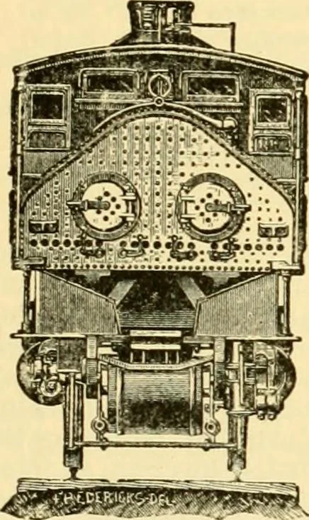 An illustration from Modern mechanism, exhibiting the latest progress in machines, motors, and the transmission of power, being a supplementary volume to Appletons' cyclopaedia of applied mechanics, 1892, leaf 510