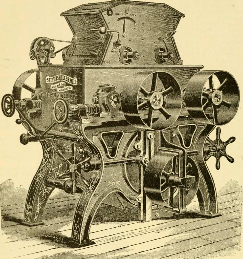 An illustration from Modern mechanism, exhibiting the latest progress in machines, motors, and the transmission of power, being a supplementary volume to Appletons' cyclopaedia of applied mechanics, 1892, leaf 527