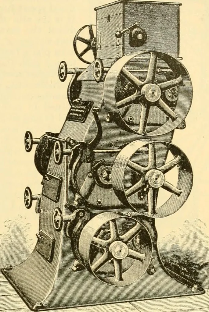 An illustration from Modern mechanism, exhibiting the latest progress in machines, motors, and the transmission of power, being a supplementary volume to Appletons' cyclopaedia of applied mechanics, 1892, leaf 530