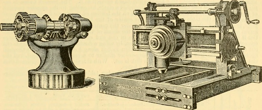 An illustration from Modern mechanism, exhibiting the latest progress in machines, motors, and the transmission of power, being a supplementary volume to Appletons' cyclopaedia of applied mechanics, 1892, leaf 538