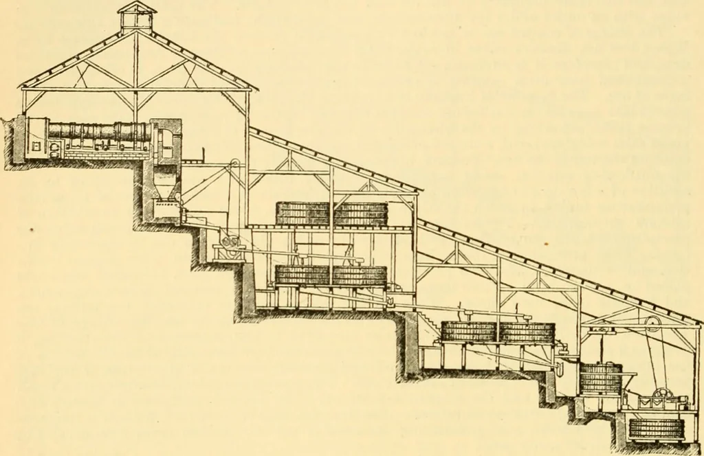 An illustration from Modern mechanism, exhibiting the latest progress in machines, motors, and the transmission of power, being a supplementary volume to Appletons' cyclopaedia of applied mechanics, 1892, leaf 547