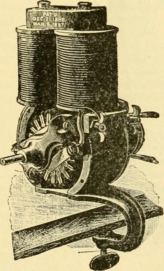 An illustration from Modern mechanism, exhibiting the latest progress in machines, motors, and the transmission of power, being a supplementary volume to Appletons' cyclopaedia of applied mechanics, 1892, leaf 568
