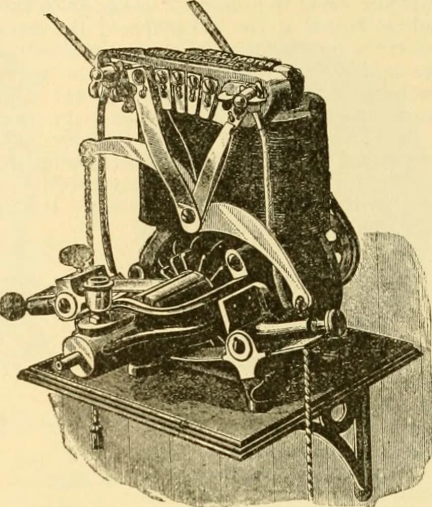An illustration from Modern mechanism, exhibiting the latest progress in machines, motors, and the transmission of power, being a supplementary volume to Appletons' cyclopaedia of applied mechanics, 1892, leaf 569