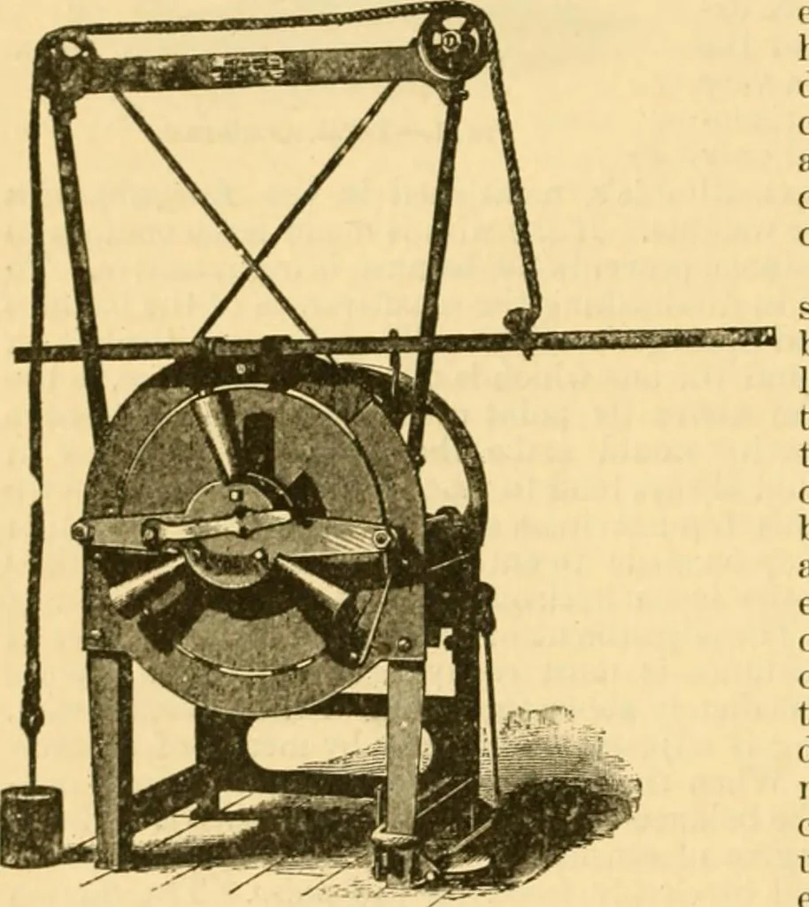 An illustration from Modern mechanism, exhibiting the latest progress in machines, motors, and the transmission of power, being a supplementary volume to Appletons' cyclopaedia of applied mechanics, 1892, leaf 57