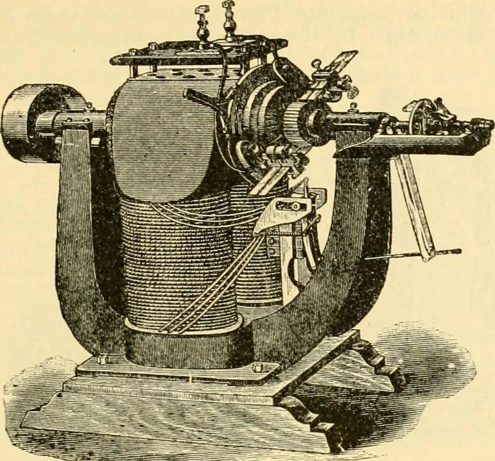 An illustration from Modern mechanism, exhibiting the latest progress in machines, motors, and the transmission of power, being a supplementary volume to Appletons' cyclopaedia of applied mechanics, 1892, leaf 570