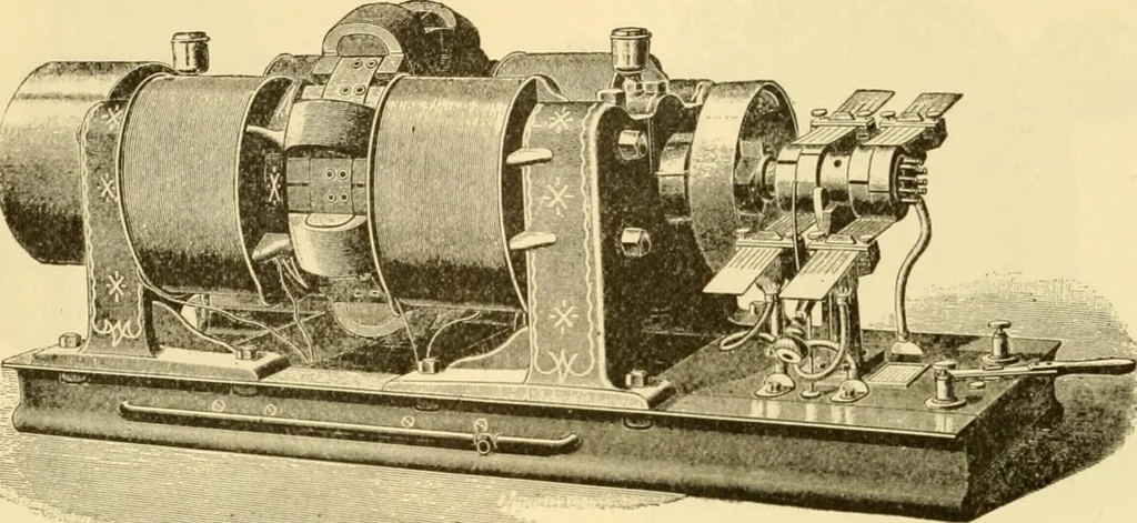 An illustration from Modern mechanism, exhibiting the latest progress in machines, motors, and the transmission of power, being a supplementary volume to Appletons' cyclopaedia of applied mechanics, 1892, leaf 571