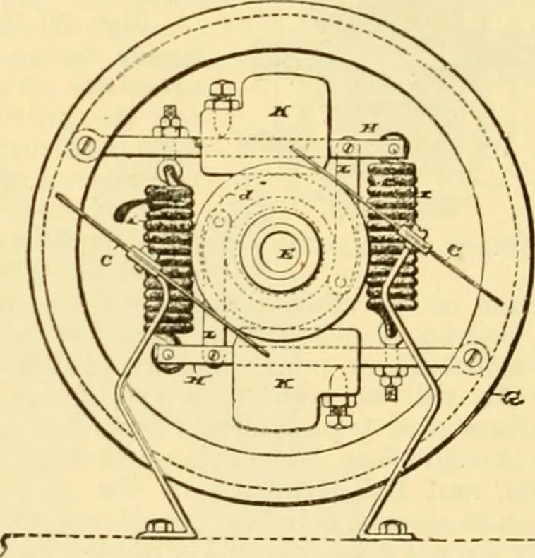 An illustration from Modern mechanism, exhibiting the latest progress in machines, motors, and the transmission of power, being a supplementary volume to Appletons' cyclopaedia of applied mechanics, 1892, leaf 571