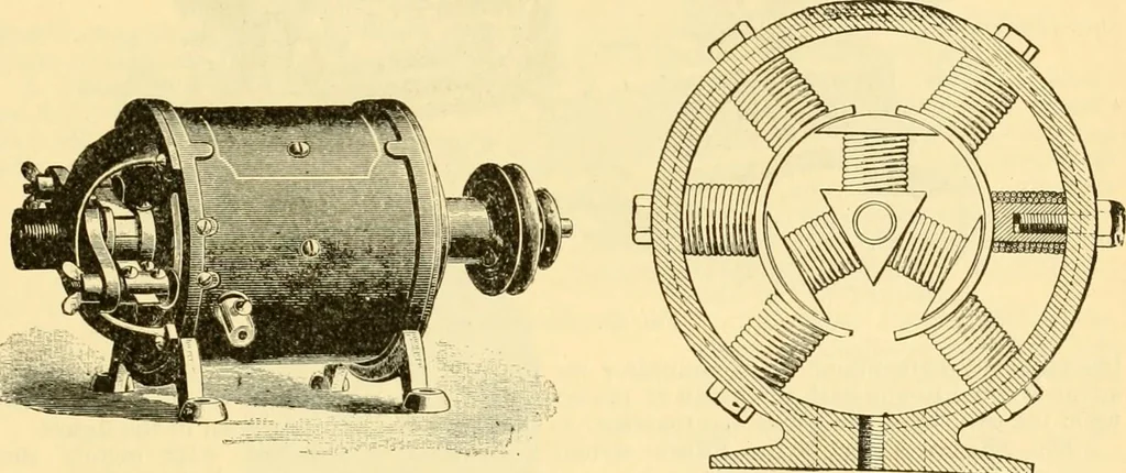 An illustration from Modern mechanism, exhibiting the latest progress in machines, motors, and the transmission of power, being a supplementary volume to Appletons' cyclopaedia of applied mechanics, 1892, leaf 574