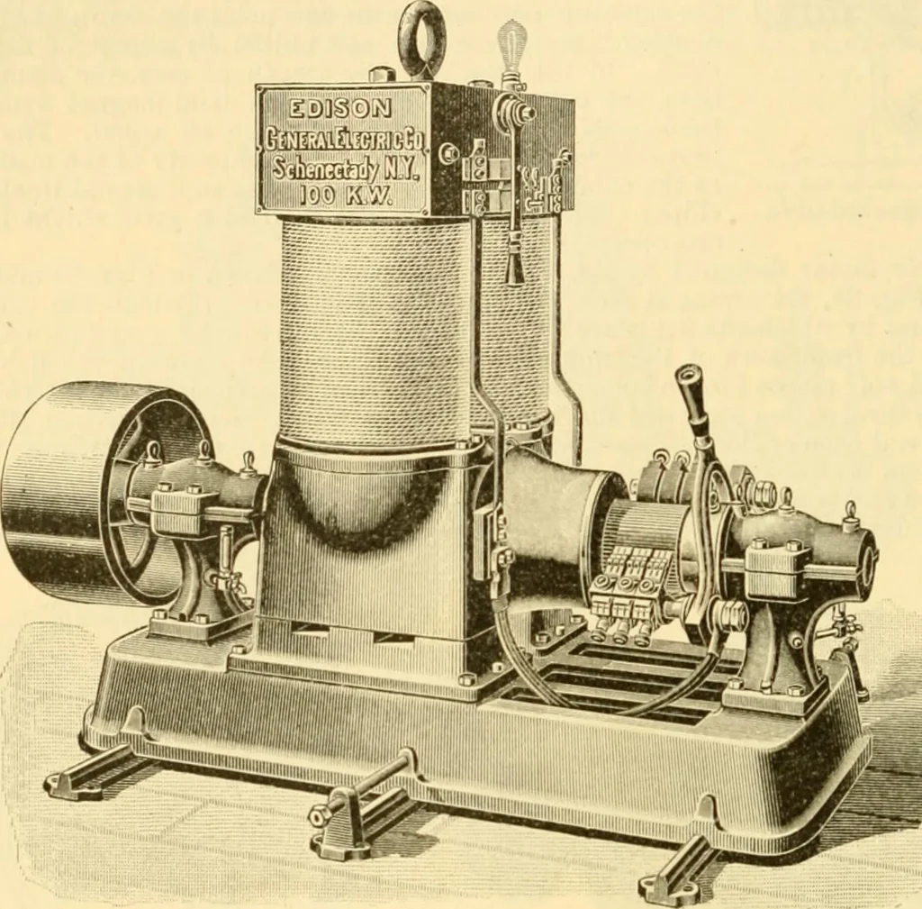 An illustration from Modern mechanism, exhibiting the latest progress in machines, motors, and the transmission of power, being a supplementary volume to Appletons' cyclopaedia of applied mechanics, 1892, leaf 575