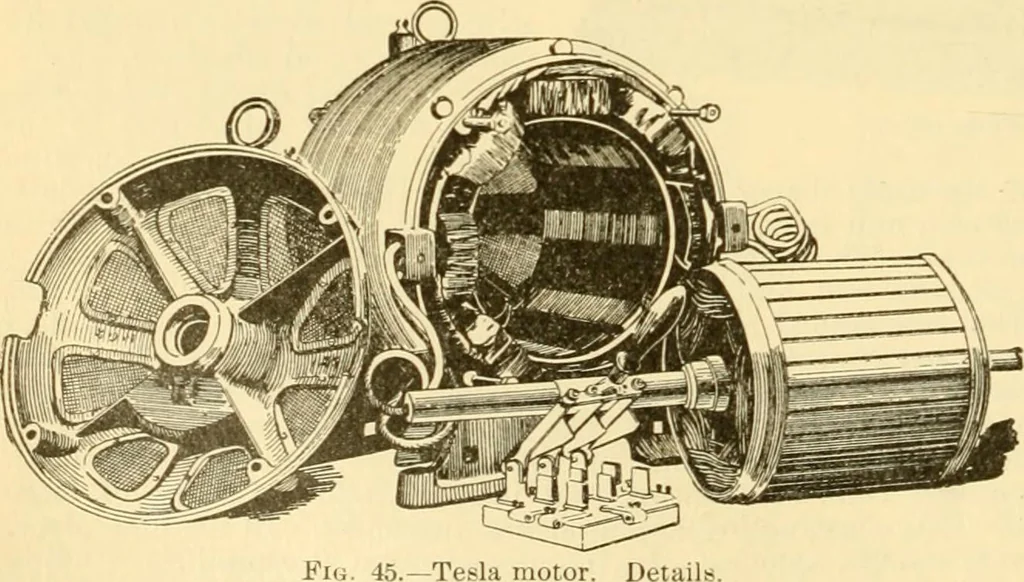 An illustration from Modern mechanism, exhibiting the latest progress in machines, motors, and the transmission of power, being a supplementary volume to Appletons' cyclopaedia of applied mechanics, 1892, leaf 577