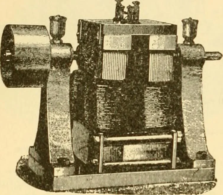 An illustration from Modern mechanism, exhibiting the latest progress in machines, motors, and the transmission of power, being a supplementary volume to Appletons' cyclopaedia of applied mechanics, 1892, leaf 579