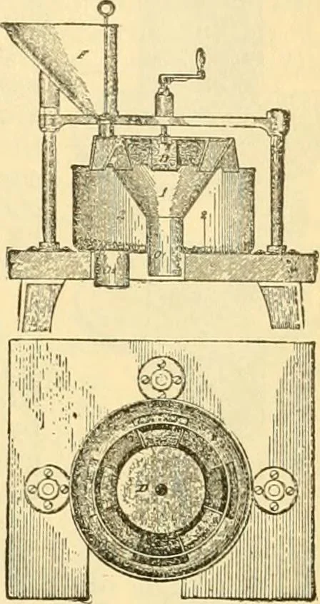 An illustration from Modern mechanism, exhibiting the latest progress in machines, motors, and the transmission of power, being a supplementary volume to Appletons' cyclopaedia of applied mechanics, 1892, leaf 630