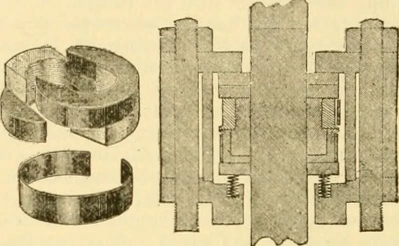 An illustration from Modern mechanism, exhibiting the latest progress in machines, motors, and the transmission of power, being a supplementary volume to Appletons' cyclopaedia of applied mechanics, 1892, leaf 631