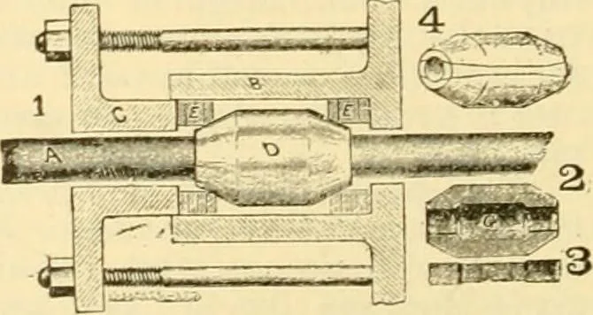 An illustration from Modern mechanism, exhibiting the latest progress in machines, motors, and the transmission of power, being a supplementary volume to Appletons' cyclopaedia of applied mechanics, 1892, leaf 631
