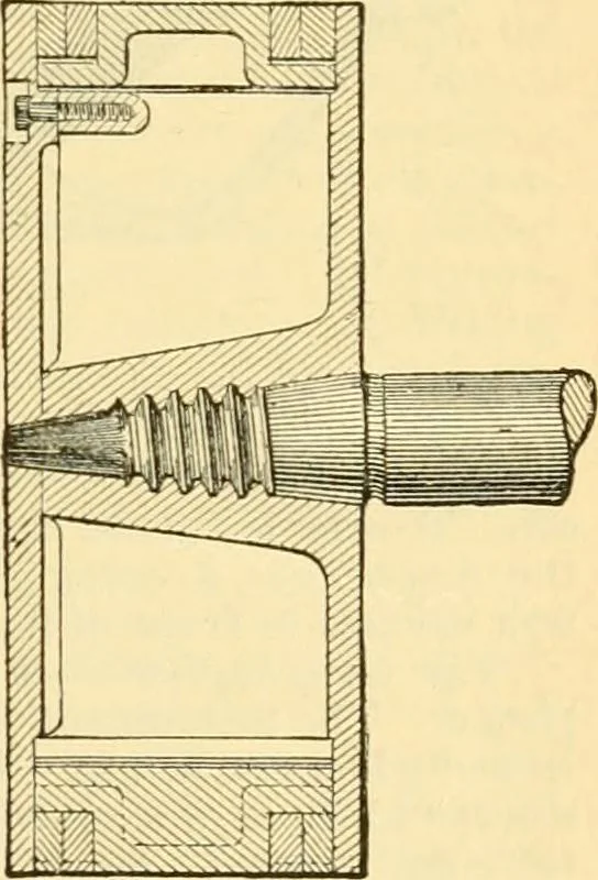 An illustration from Modern mechanism, exhibiting the latest progress in machines, motors, and the transmission of power, being a supplementary volume to Appletons' cyclopaedia of applied mechanics, 1892, leaf 632