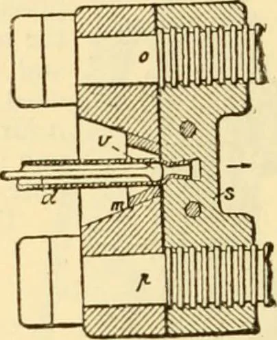 An illustration from Modern mechanism, exhibiting the latest progress in machines, motors, and the transmission of power, being a supplementary volume to Appletons' cyclopaedia of applied mechanics, 1892, leaf 639