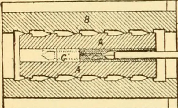 An illustration from Modern mechanism, exhibiting the latest progress in machines, motors, and the transmission of power, being a supplementary volume to Appletons' cyclopaedia of applied mechanics, 1892, leaf 639
