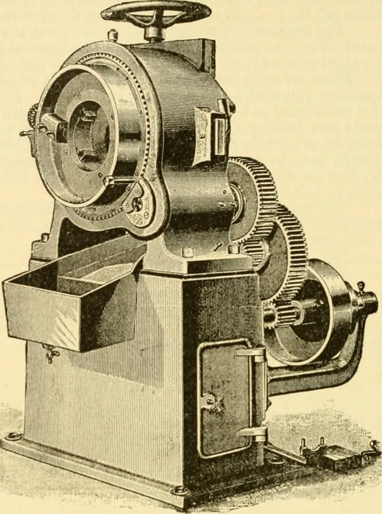 An illustration from Modern mechanism, exhibiting the latest progress in machines, motors, and the transmission of power, being a supplementary volume to Appletons' cyclopaedia of applied mechanics, 1892, leaf 647