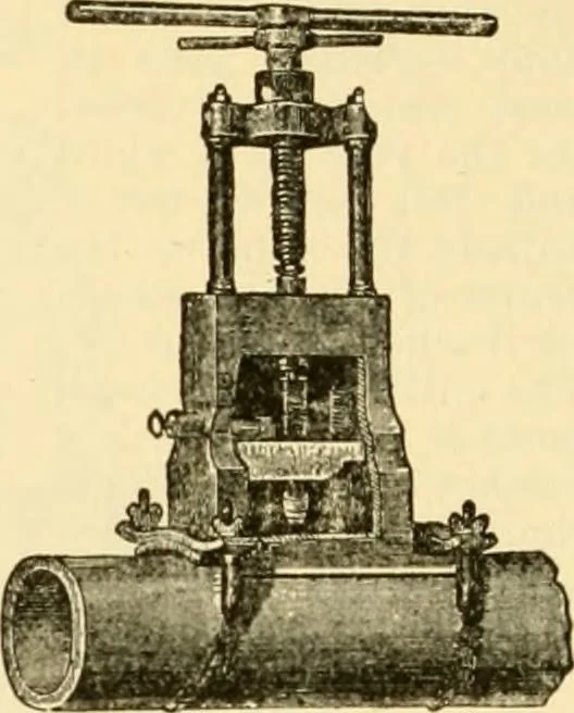 An illustration from Modern mechanism, exhibiting the latest progress in machines, motors, and the transmission of power, being a supplementary volume to Appletons' cyclopaedia of applied mechanics, 1892, leaf 649