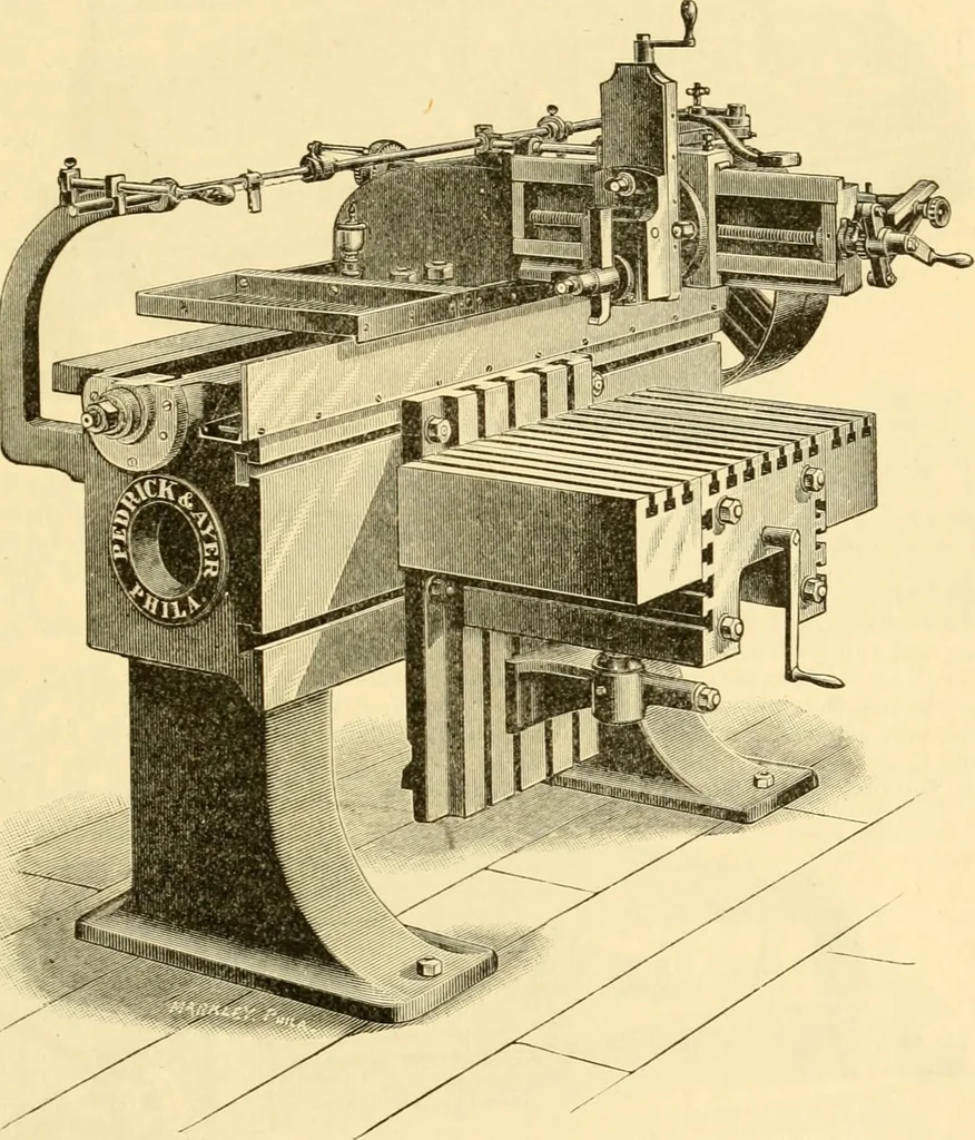 An illustration from Modern mechanism, exhibiting the latest progress in machines, motors, and the transmission of power, being a supplementary volume to Appletons' cyclopaedia of applied mechanics, 1892, leaf 652