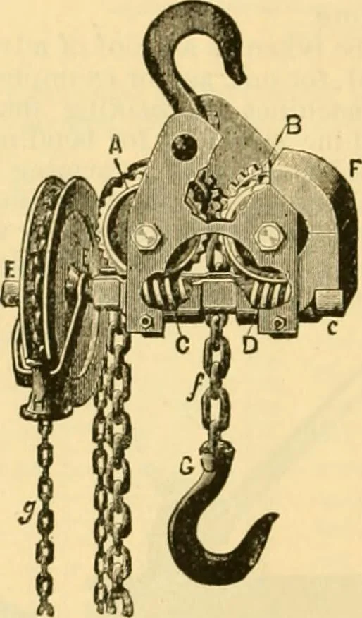 An illustration from Modern mechanism, exhibiting the latest progress in machines, motors, and the transmission of power, being a supplementary volume to Appletons' cyclopaedia of applied mechanics, 1892, leaf 67