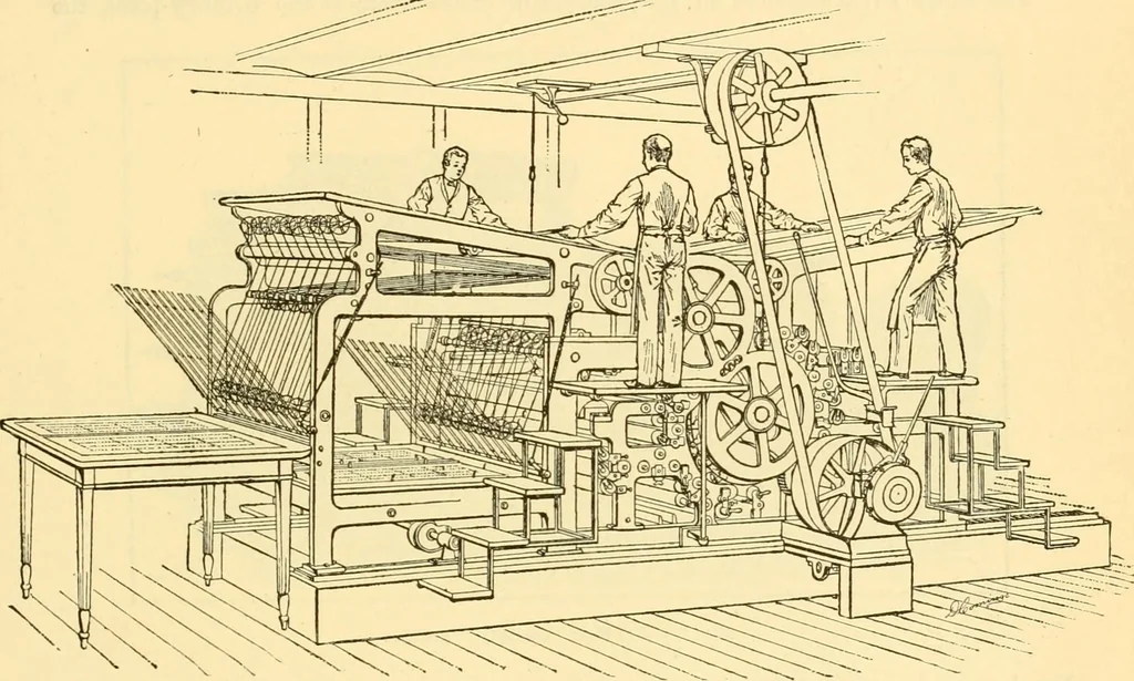 An illustration from Modern mechanism, exhibiting the latest progress in machines, motors, and the transmission of power, being a supplementary volume to Appletons' cyclopaedia of applied mechanics, 1892, leaf 682