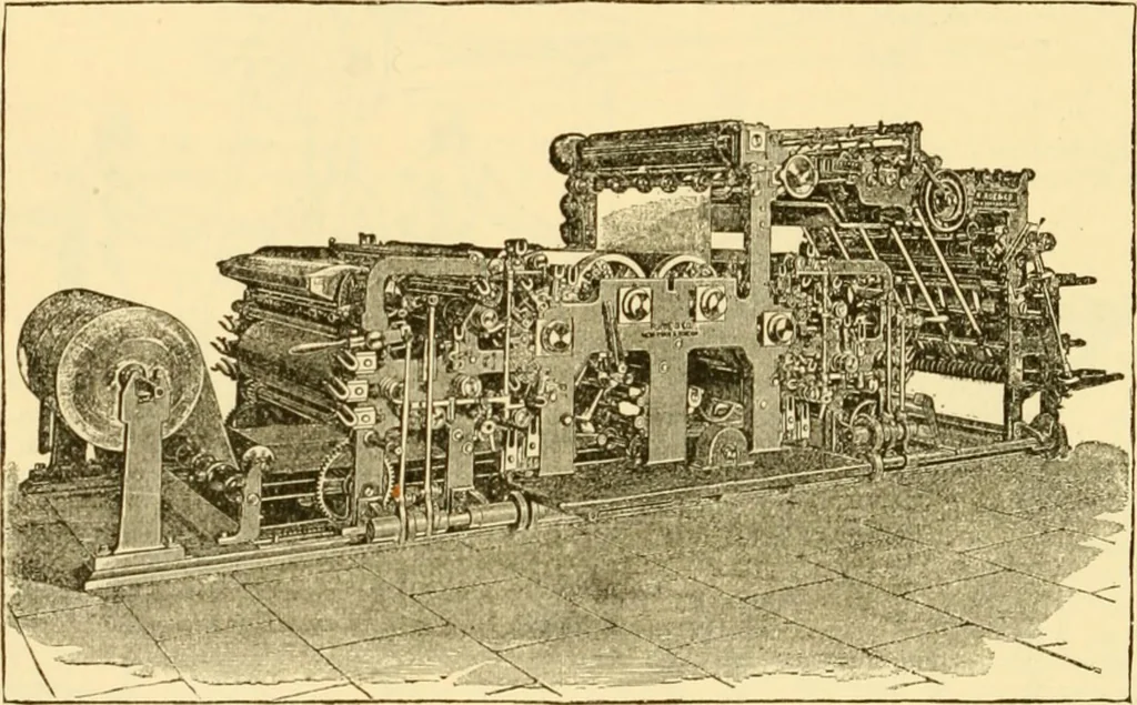 An illustration from Modern mechanism, exhibiting the latest progress in machines, motors, and the transmission of power, being a supplementary volume to Appletons' cyclopaedia of applied mechanics, 1892, leaf 683