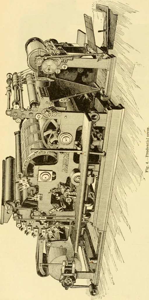 An illustration from Modern mechanism, exhibiting the latest progress in machines, motors, and the transmission of power, being a supplementary volume to Appletons' cyclopaedia of applied mechanics, 1892, leaf 687