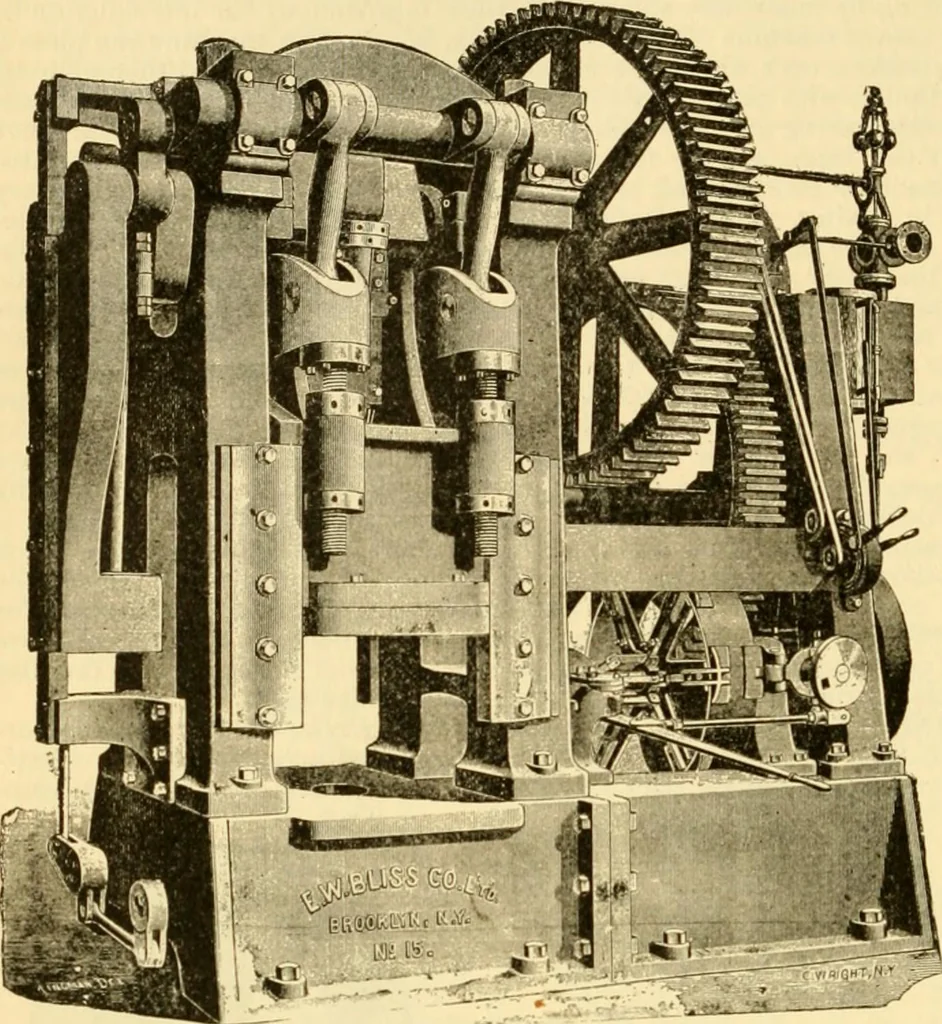 An illustration from Modern mechanism, exhibiting the latest progress in machines, motors, and the transmission of power, being a supplementary volume to Appletons' cyclopaedia of applied mechanics, 1892, leaf 695