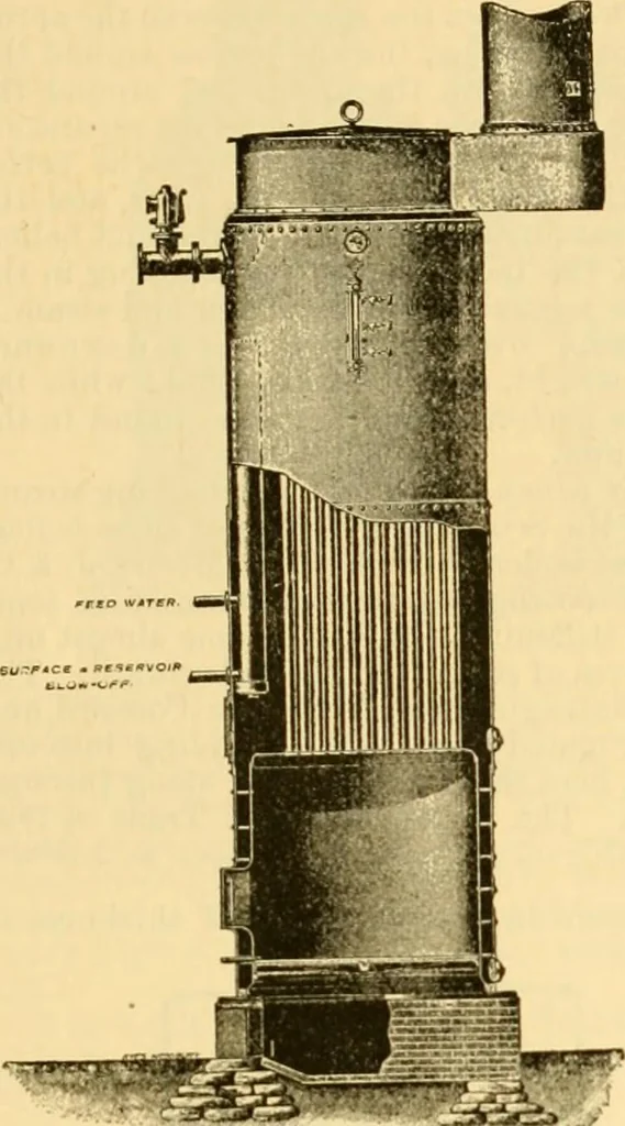 An illustration from Modern mechanism, exhibiting the latest progress in machines, motors, and the transmission of power, being a supplementary volume to Appletons' cyclopaedia of applied mechanics, 1892, leaf 72