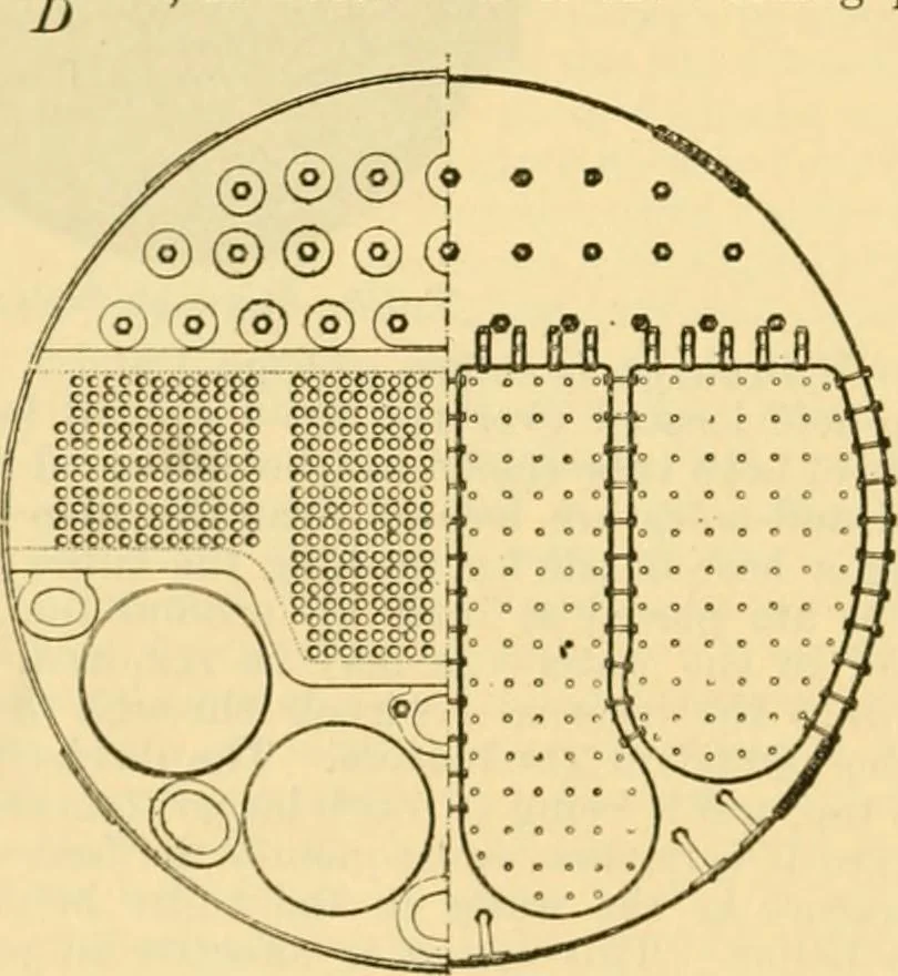 An illustration from Modern mechanism, exhibiting the latest progress in machines, motors, and the transmission of power, being a supplementary volume to Appletons' cyclopaedia of applied mechanics, 1892, leaf 73