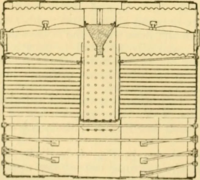 An illustration from Modern mechanism, exhibiting the latest progress in machines, motors, and the transmission of power, being a supplementary volume to Appletons' cyclopaedia of applied mechanics, 1892, leaf 73