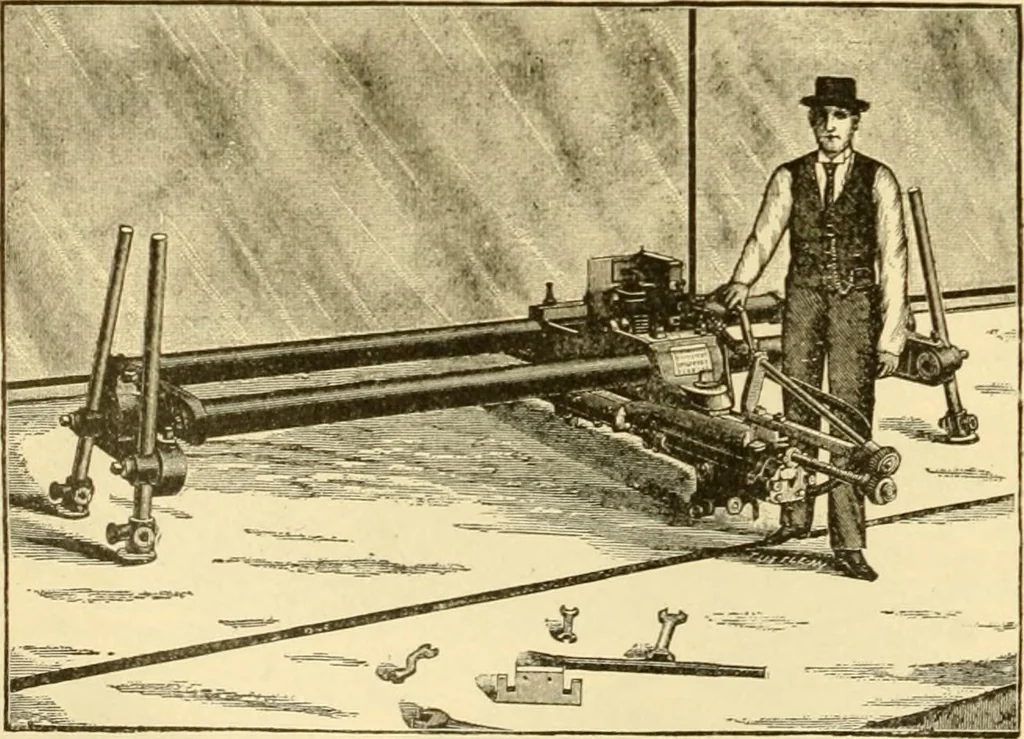 An illustration from Modern mechanism, exhibiting the latest progress in machines, motors, and the transmission of power, being a supplementary volume to Appletons' cyclopaedia of applied mechanics, 1892, leaf 731