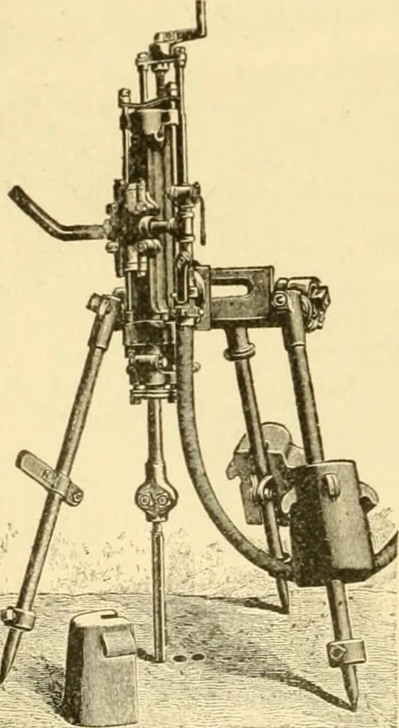 An illustration from Modern mechanism, exhibiting the latest progress in machines, motors, and the transmission of power, being a supplementary volume to Appletons' cyclopaedia of applied mechanics, 1892, leaf 733