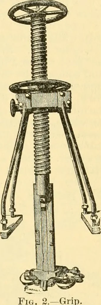 An illustration from Modern mechanism, exhibiting the latest progress in machines, motors, and the transmission of power, being a supplementary volume to Appletons' cyclopaedia of applied mechanics, 1892, leaf 738