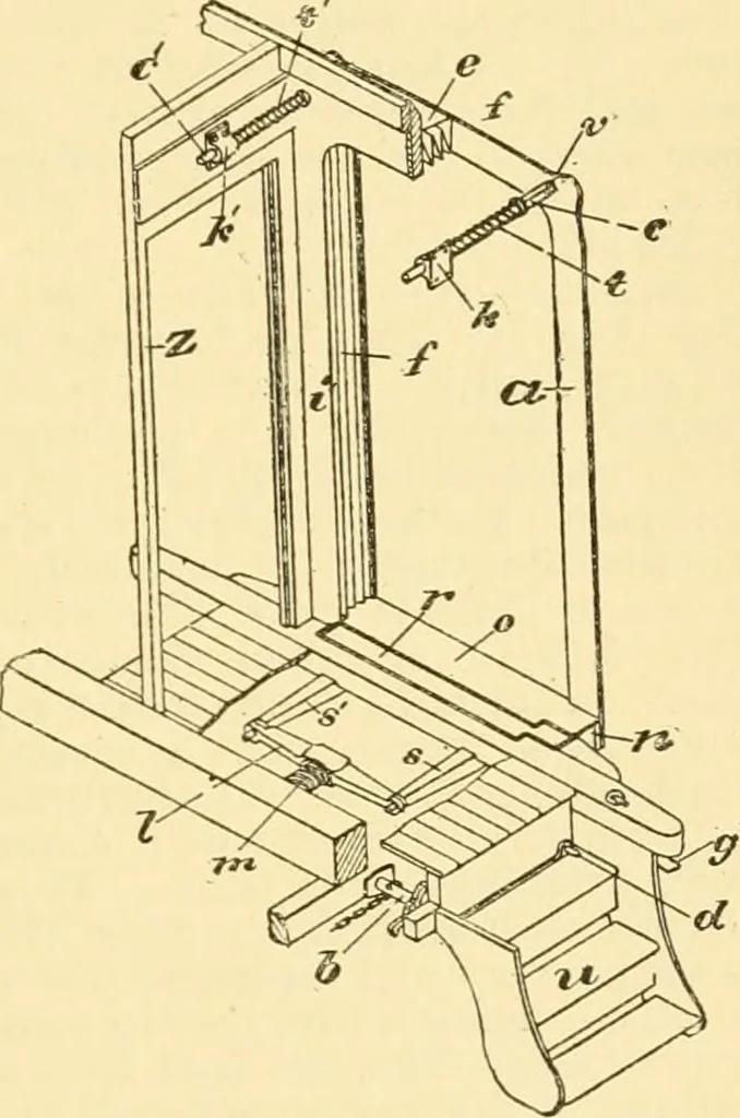 An illustration from Modern mechanism, exhibiting the latest progress in machines, motors, and the transmission of power, being a supplementary volume to Appletons' cyclopaedia of applied mechanics, 1892, leaf 744