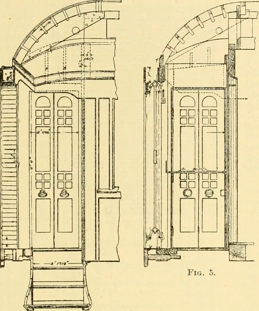 An illustration from Modern mechanism, exhibiting the latest progress in machines, motors, and the transmission of power, being a supplementary volume to Appletons' cyclopaedia of applied mechanics, 1892, leaf 746