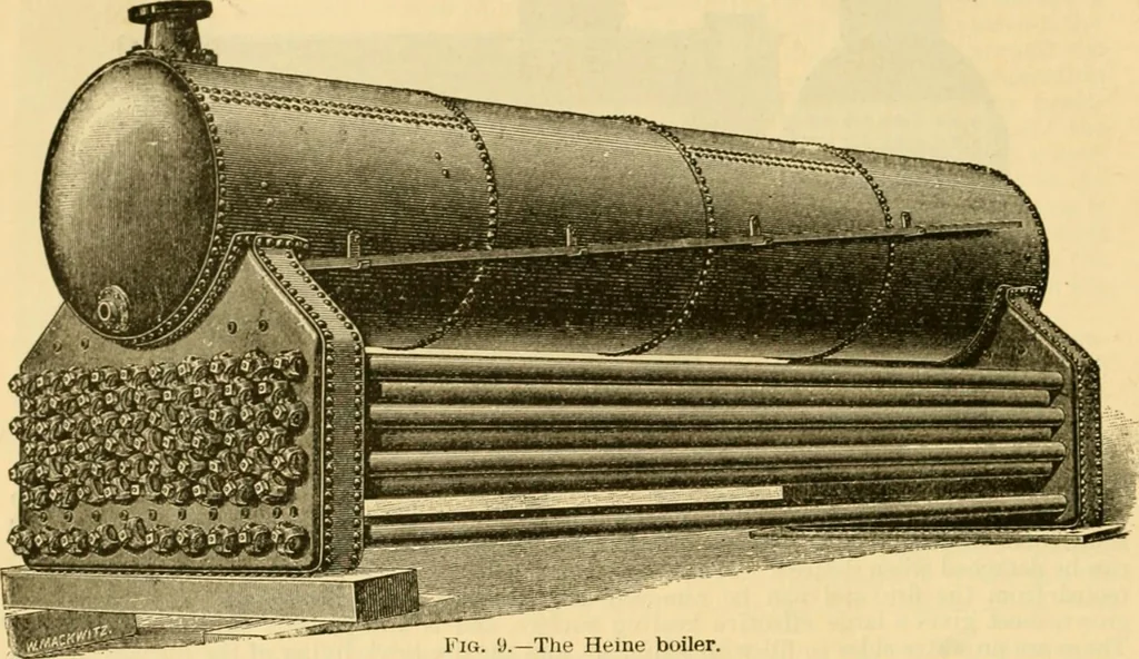An illustration from Modern mechanism, exhibiting the latest progress in machines, motors, and the transmission of power, being a supplementary volume to Appletons' cyclopaedia of applied mechanics, 1892, leaf 75