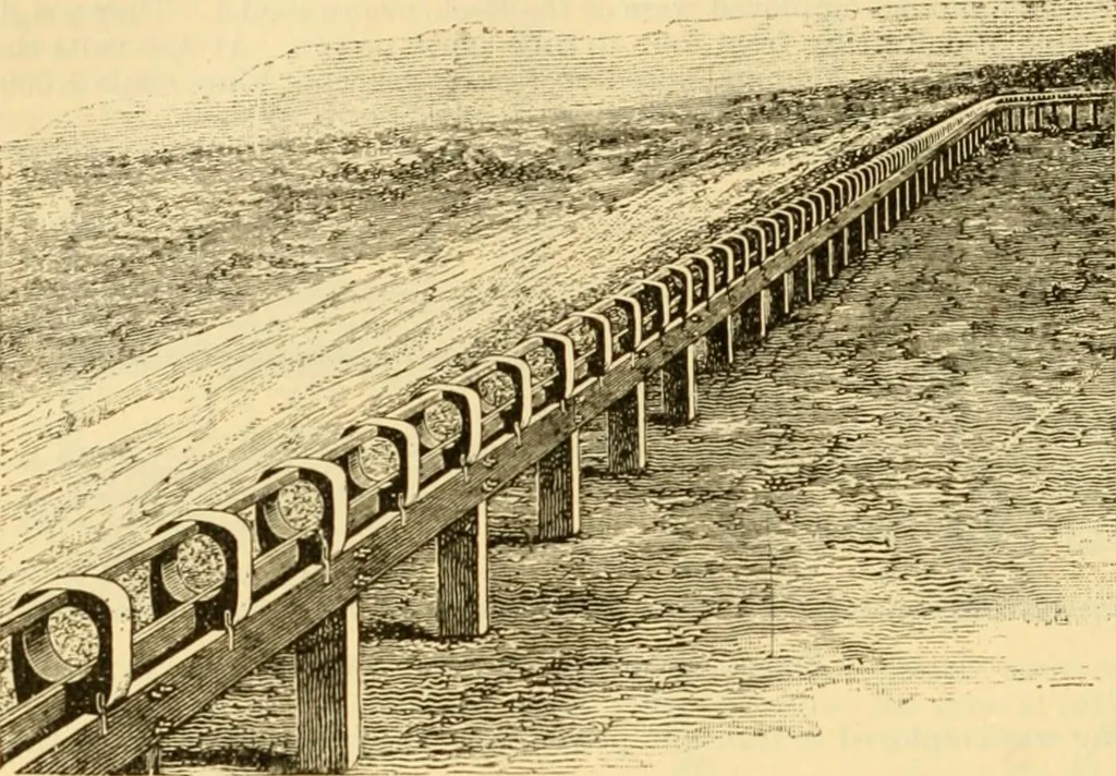 An illustration from Modern mechanism, exhibiting the latest progress in machines, motors, and the transmission of power, being a supplementary volume to Appletons' cyclopaedia of applied mechanics, 1892, leaf 759