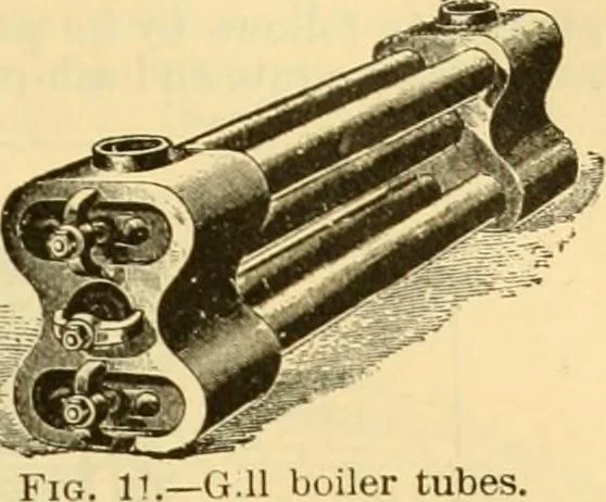 An illustration from Modern mechanism, exhibiting the latest progress in machines, motors, and the transmission of power, being a supplementary volume to Appletons' cyclopaedia of applied mechanics, 1892, leaf 76