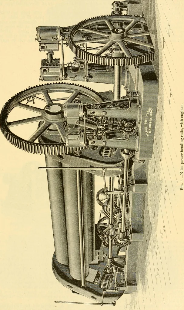 An illustration from Modern mechanism, exhibiting the latest progress in machines, motors, and the transmission of power, being a supplementary volume to Appletons' cyclopaedia of applied mechanics, 1892, leaf 770