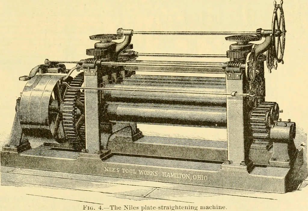 An illustration from Modern mechanism, exhibiting the latest progress in machines, motors, and the transmission of power, being a supplementary volume to Appletons' cyclopaedia of applied mechanics, 1892, leaf 772