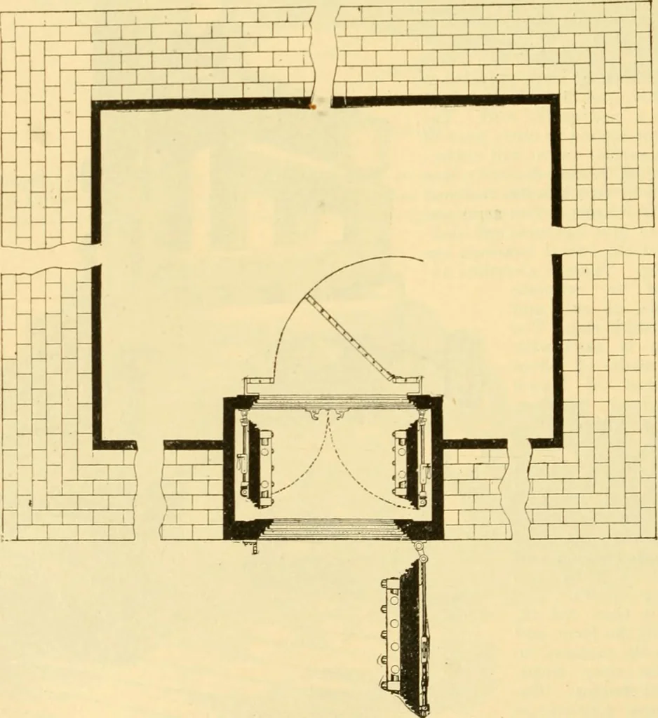 An illustration from Modern mechanism, exhibiting the latest progress in machines, motors, and the transmission of power, being a supplementary volume to Appletons' cyclopaedia of applied mechanics, 1892, leaf 787