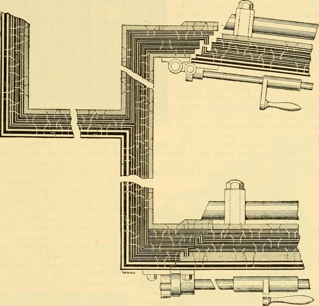 An illustration from Modern mechanism, exhibiting the latest progress in machines, motors, and the transmission of power, being a supplementary volume to Appletons' cyclopaedia of applied mechanics, 1892, leaf 788