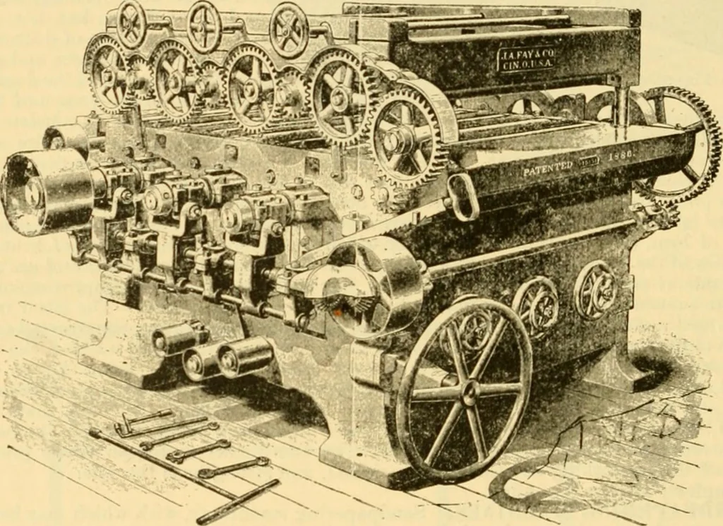 An illustration from Modern mechanism, exhibiting the latest progress in machines, motors, and the transmission of power, being a supplementary volume to Appletons' cyclopaedia of applied mechanics, 1892, leaf 793