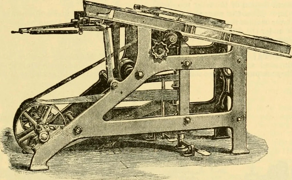 An illustration from Modern mechanism, exhibiting the latest progress in machines, motors, and the transmission of power, being a supplementary volume to Appletons' cyclopaedia of applied mechanics, 1892, leaf 794