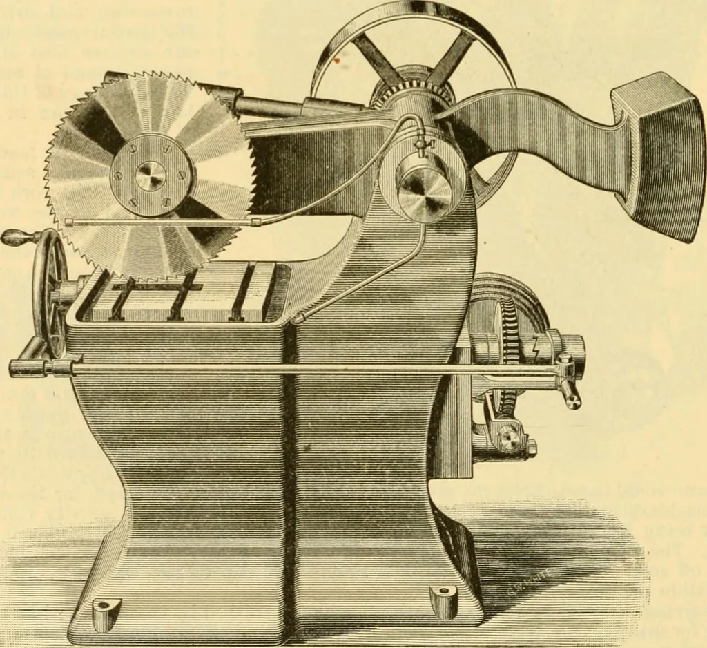 An illustration from Modern mechanism, exhibiting the latest progress in machines, motors, and the transmission of power, being a supplementary volume to Appletons' cyclopaedia of applied mechanics, 1892, leaf 797